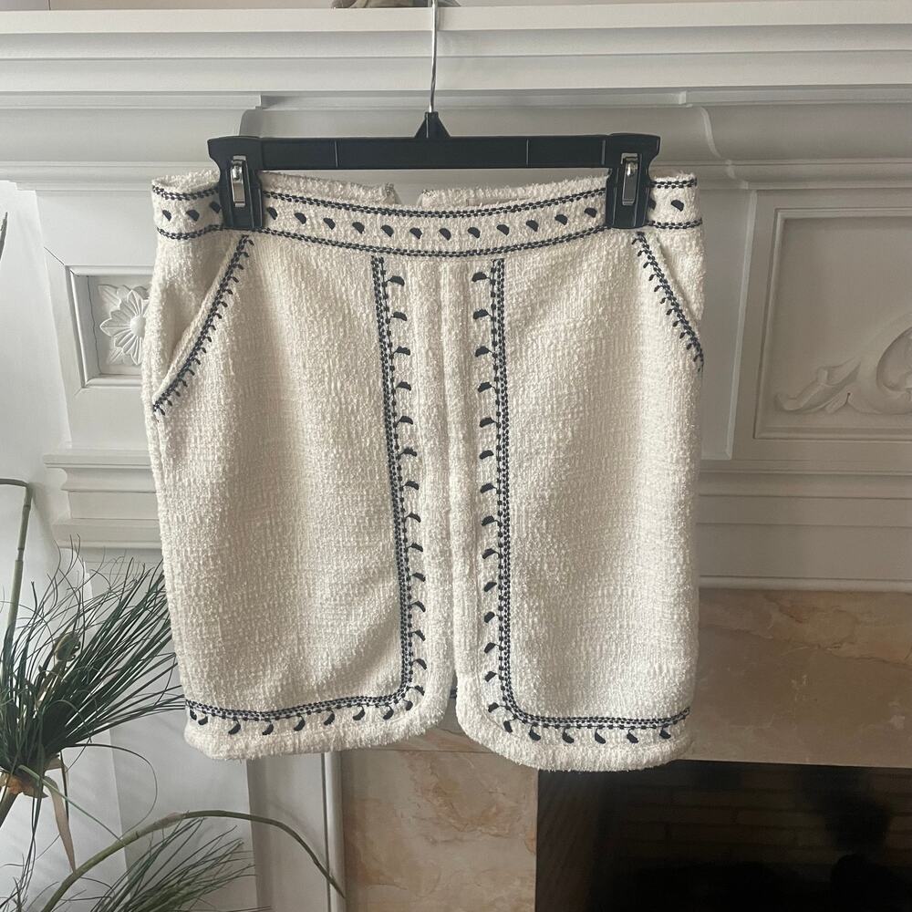 Anthropologie Dolan Left Coast Collection Textured Mini Skirt Sz S